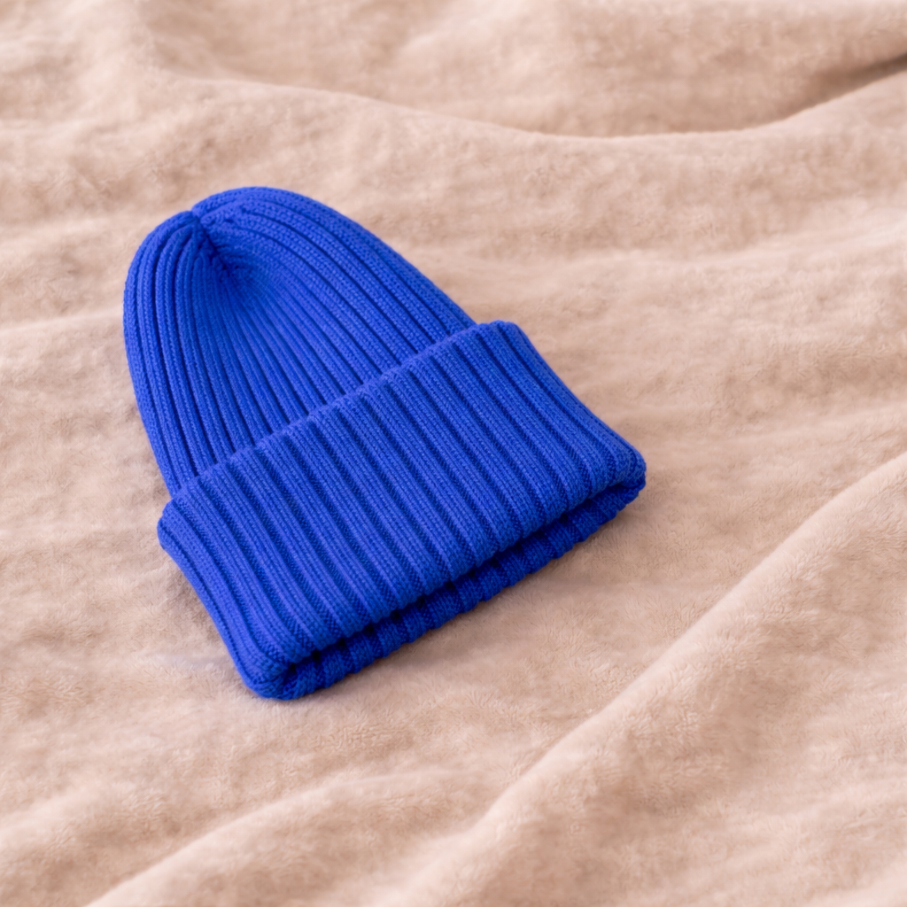 Beanie Blauw